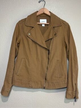 Old Navy Brown Utility Moto Jacket